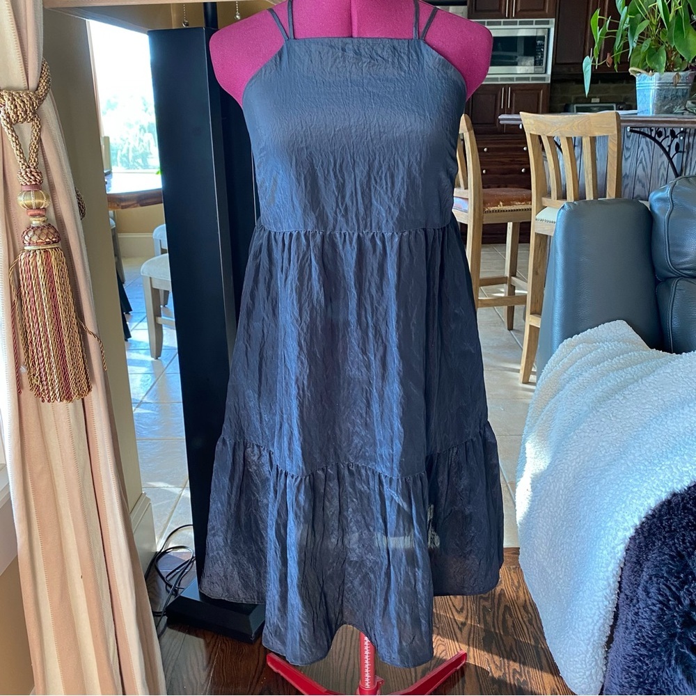Chic Black Women's Fashion Summer Spring Solid Color Sleeveless XS